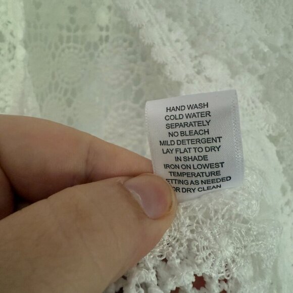 NWT Rabbit Rabbit Rabbit Designs 3/4 Sleeve Shrug Women's 2X White - Picture 7 of 8